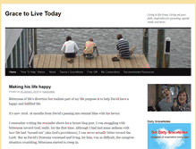 Tablet Screenshot of gracetodayblog.com